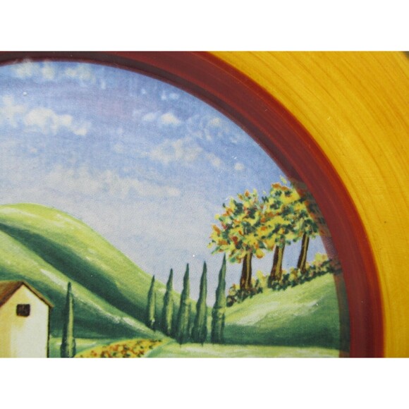 Ambiance Harvest Village 10 3/4" French Countryside Dinner Plate Read Descript - Picture 6 of 12